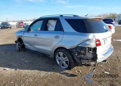 2015 Mercedes-Benz Ml 350 4Matic from USA, damaged, VIN 4JGDA5HB0FA559449